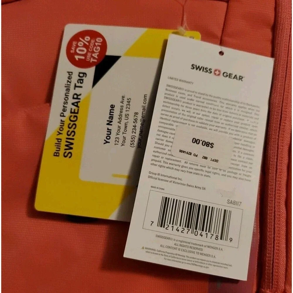 SwissGear 8117 Laptop Backpack, Pink, 17.75 Inches - Picture 4 of 10